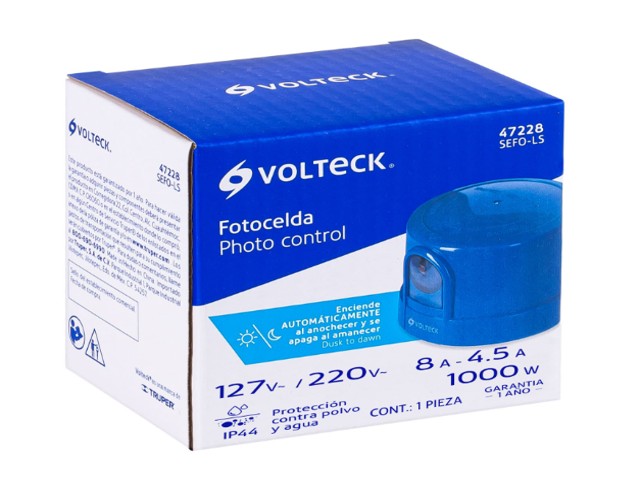 FOTOCELDA MONTAJE DE 1/2 VUELTA, TENSIÓN127- 220 V 47228 - Image 2