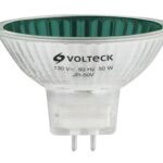 LÁMPARA DE HALÓGENO VERDE 50 W TIPO MR16 EN CAJA, VOLTECK   47257