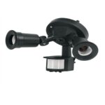 ARBOTANTE NEGRO C/SENSOR MOVIMIENTO, LÁMPARAS NO INCLUIDAS  47275