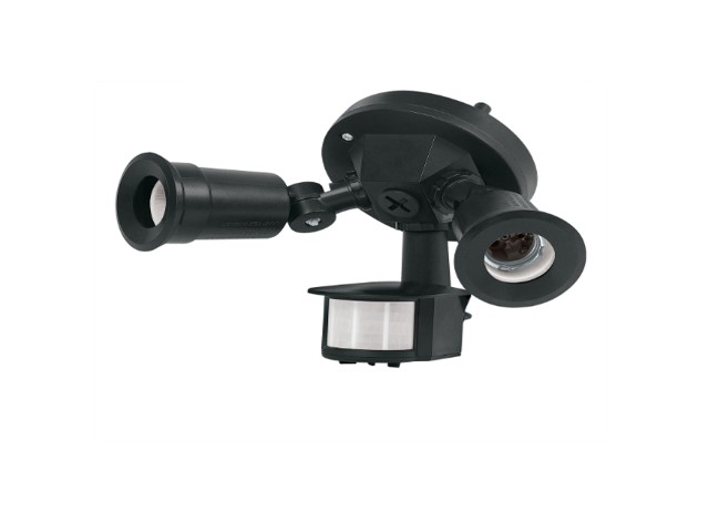 ARBOTANTE NEGRO C/SENSOR MOVIMIENTO, LÁMPARAS NO INCLUIDAS  47275