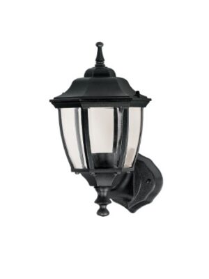 ARBOTANTE TIPO FAROL TRADICIONAL SOPORTADO P/EXTERIOR, NEGRO   47289