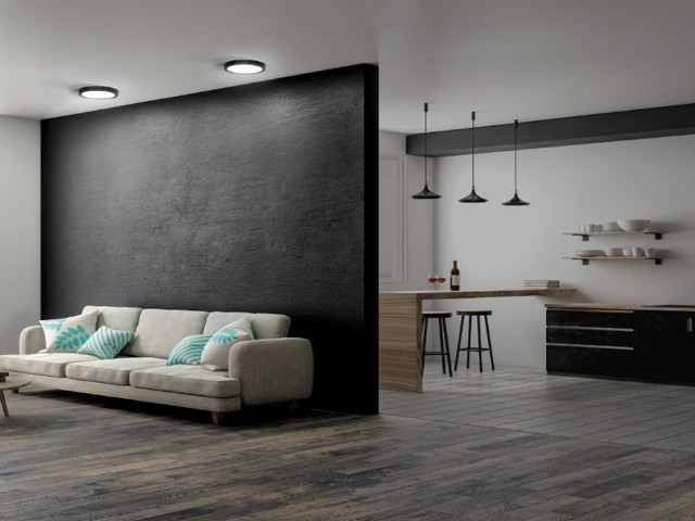 LUMINARIO LED PLAFÓN 18W 6500K, REDONDO, NEGRO, VOLTECK 47397 - Image 2