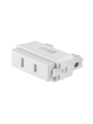 CONTACTO SENCILLO, 2POLOS, SIN TIERRA, LÍNEA ITALIANA,BLANCO  48135