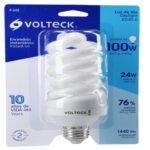 LÁMPARA ESPIRAL T4 24 W LUZ DE DÍA EN BLÍSTER, VOLTECK   48215