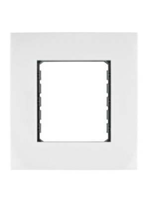 PLACA 3 MÓDULOS DE ABS, LÍNEA OSLO, COLOR BLANCO, VOLTECK   48305
