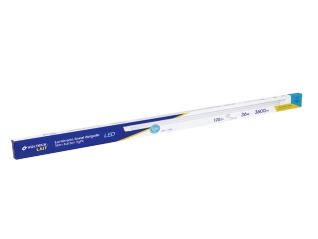 LUMINARIO LINEAL LED 36W, 6500K, DELGADO, PARA GABINETE 48391 - Image 3