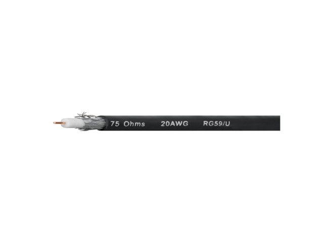 METRO DE CABLE COAXIAL RG59 , VOLTECK  48473XM