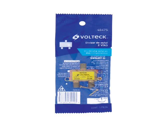 DIVISOR COAXIAL DE 1 ENTRADA Y 2 SALIDAS, VOLTECK 48475 - Image 3