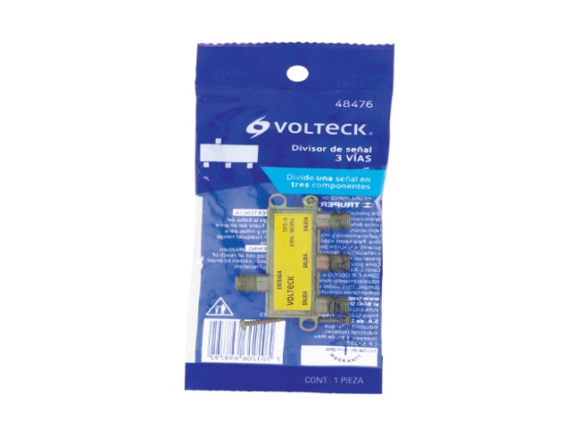 DIVISOR COAXIAL DE 1 ENTRADA Y 3 SALIDAS, VOLTECK 48476 - Image 3