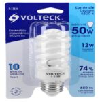 LÁMPARA ESPIRAL MINI T2 13 W LUZ DE DÍA EN BLÍSTER, VOLTECK    48504