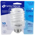 LÁMPARA ESPIRAL MINI T2 25 W LUZ DE DÍA EN BLÍSTER, VOLTECK   48506