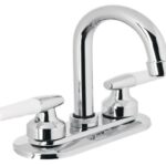 MEZCLADORA 4' PARA LAVABO, CUELLO BAR, MANERALES CONO   49213