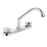 MEZCLADORA 8' FREGADERO, ABS, CUELLO CORTO, HEXAGONAL, BASIC   49289