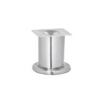 PATA PARA SOFÁ Y MUEBLE, CROMO, 100 MM ALTURA, HERMEX   49304