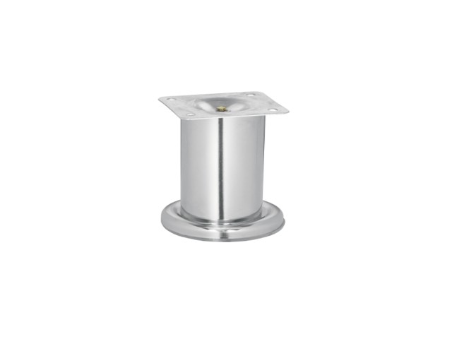 PATA PARA SOFÁ Y MUEBLE, CROMO, 100 MM ALTURA, HERMEX   49304