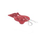 SAPO 2' PARA WC, SILICONA ROJA, CADENA INOXIDABLE, FOSET    49362