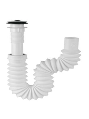 CÉSPOL FLEXIBLE DE POLIETILENO CON CONTRA, PARA LAVABO,FOSET   49365