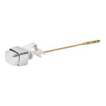 BOTÓN LATERAL PLÁSTICO CROMADO PARA WC, FOSET    49505