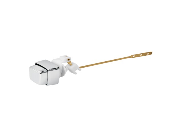 BOTÓN LATERAL PLÁSTICO CROMADO PARA WC, FOSET    49505