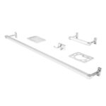 JUEGO DE 5 ACCESORIOS PARA BAÑO, METÁLICOS, CROMO, BASIC   49607