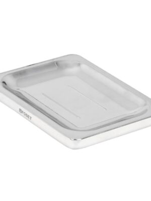 JABONERA METÁLICA, CROMO, BASIC   49611