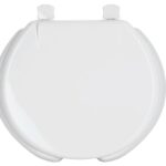 ASIENTO REDONDO PARA WC, ABIERTO, BLANCO, AQUA   49903