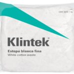 BOLSA DE 1 KG DE ESTOPA EXTRA FINA, COLOR BLANCO, KLINTEK    57000
