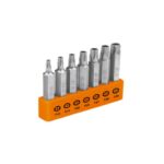 JUEGO DE 7 PUNTAS TORX COMBINADAS C/SEGURO LARGO 2', EXPERT   17813
