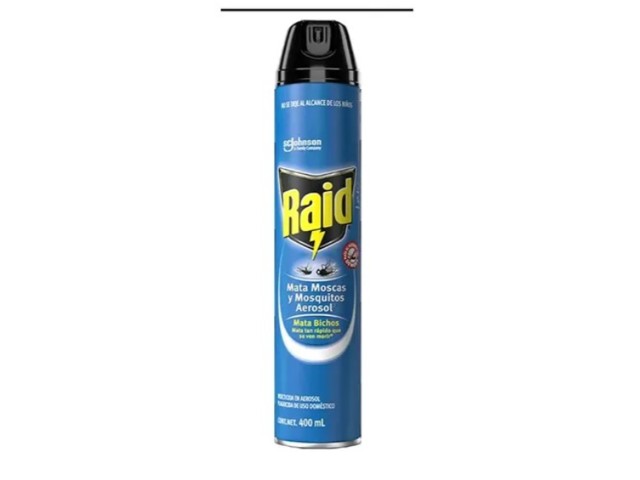 INSECTICIDA RAID AZUL MATA MOSCAS Y MOSQUITOS GDE.    2432