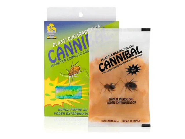 PLASTI CUCARACHIDA CANNIBAL 80 GR (CAJITA)    2440