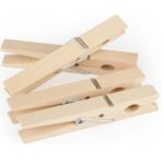 PAQUETE DE PINZAS DE MADERA P/ROPA 50 PZSA.     2757