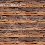 FACHALETA DE PIEDRA APILADA CHOCOLATE, CAJA CON 1 M2   3083