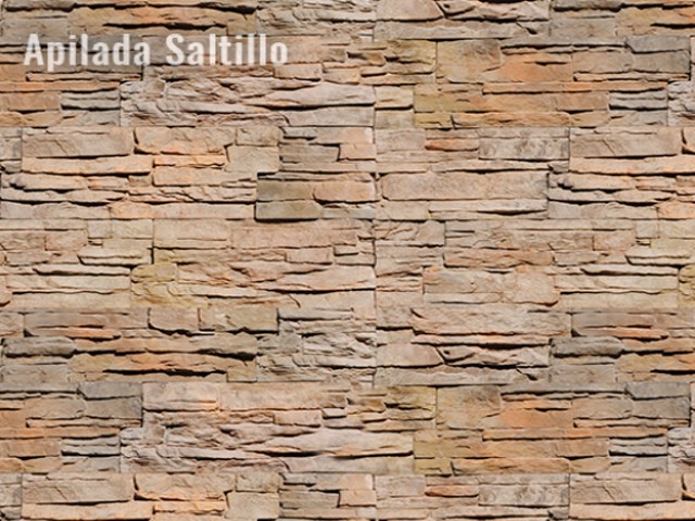 FACHALETA DE PIEDRA APILADA SALTILLO, CAJA CON 1 M2   3085
