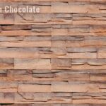 FACHALETA DE PIEDRA SLIM CHOCOLATE, CAJA CON 1 M2    3098