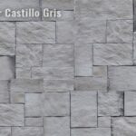 FACHALETA DE PIEDRA INTER CASTILLO GRIS, CAJA CON 1.5 M2   3116