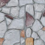 FACHALETA DE PIEDRA TOP GRIS, CAJA CON 1 M2   3124