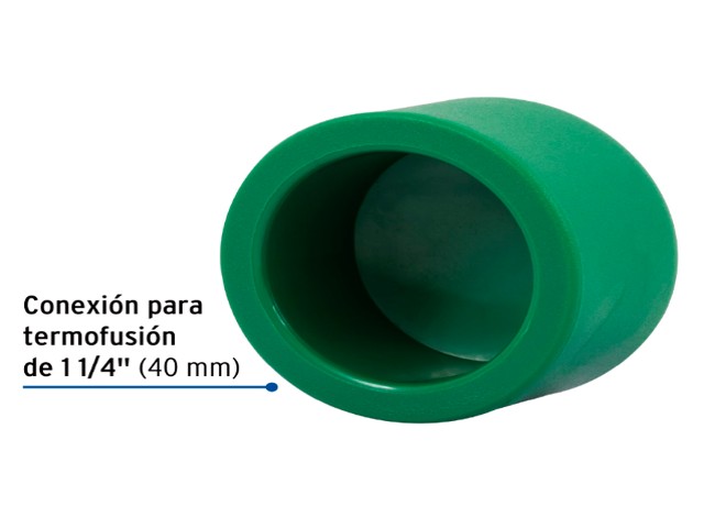 TAPÓN DE PPR 1-1/4', FOSET 45456 - Image 2