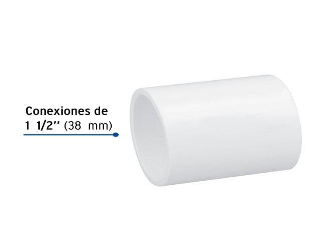 COPLE 1-1/2 DE PVC HIDRAULICO CÉDULA 40 FOSET 45530 - Image 2