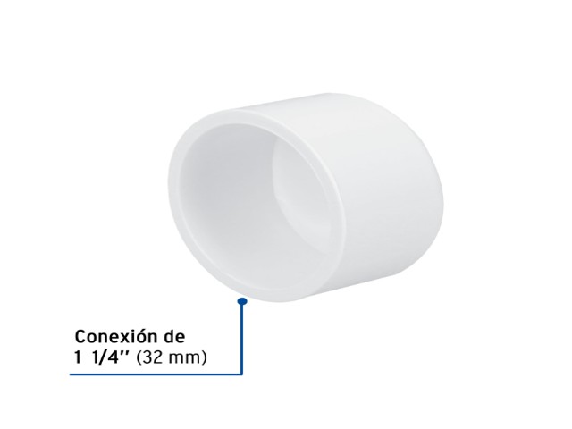 TAPÓN DE PVC 1-1/4', FOSET 45539 - Image 2