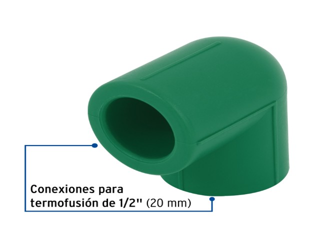 CODO 90° PPR, 1/2', FOSET 49849 - Image 2