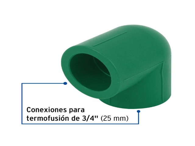 CODO 3/4 X 90° PPR, FOSET 49850 - Image 2