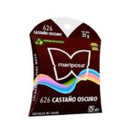 COLORANTE MARIPOSA COLOR `CASTAÑO OBSCURO` 626