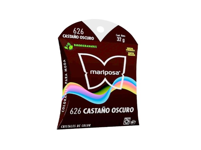 COLORANTE MARIPOSA COLOR `CASTAÑO OBSCURO` 626