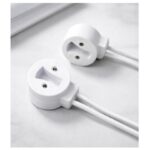 BASE FLOURECENTE.CHUPON C/CABLE X PZA.LED DOS PATAS   BAS