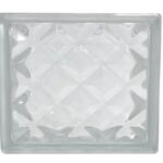 VIDRIO BLOCK TRANSPARENTE DIAMANTE 19 X 19   DIAMANTE