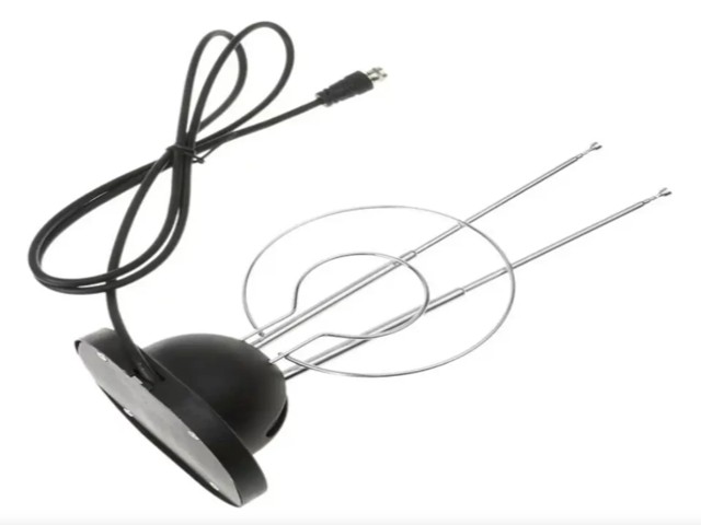 ANTENA CONEJO C/BASE Y COAXIAL 2ARO ARGOS     FU0575