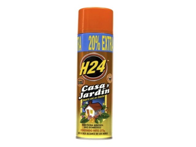 INSECTICIDA AEROSOL RAID CASA Y JARDIN H24 426ML.    H24