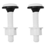 JGO DE TORNILLOS WC PLASTICO 3/8 PARA ACOPLAR   JTPW