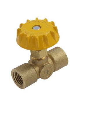 LLAVE PARA GAS DE BRONCE 1/4 X 1/4 HNPT LG1414H    LG1414H