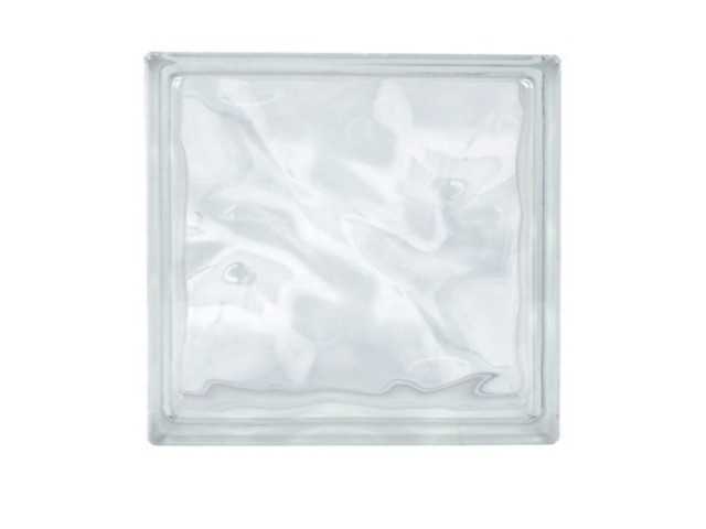 VIDRIO BLOCK TRANSPARENTE NUBE 19 X 19  NUBE